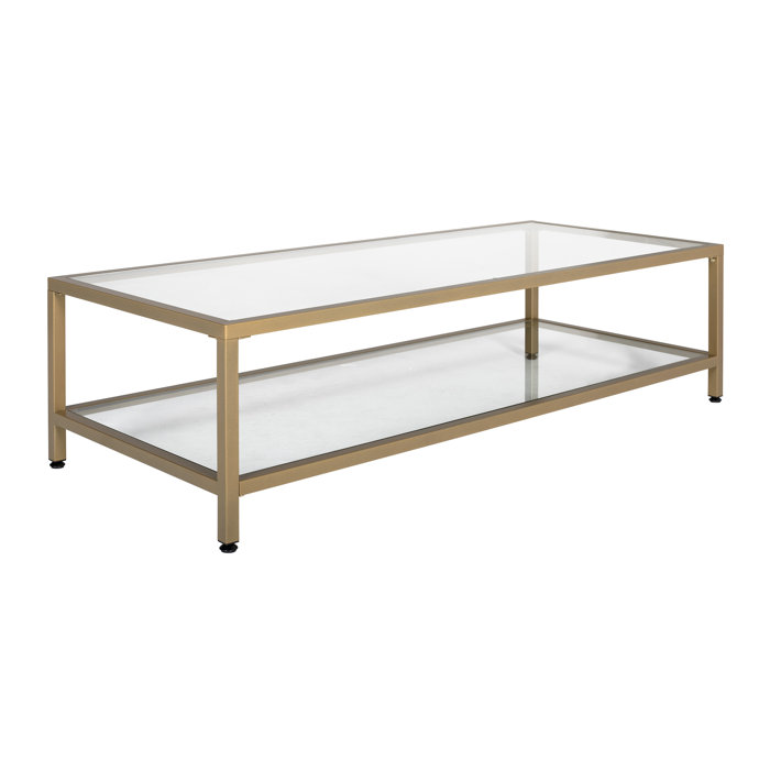 Ebern Designs Haye 4 Legs Coffee Table with Storage & Reviews Wayfair